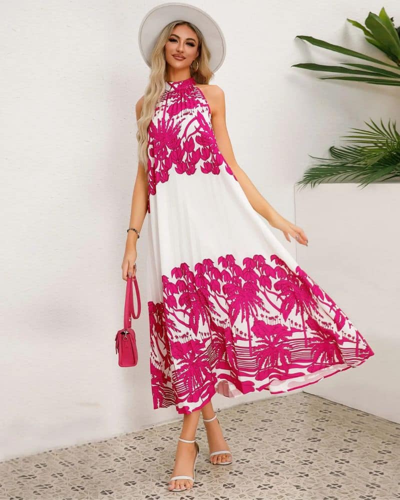 Sleeveless Tiered Maxi Dress