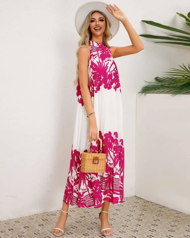 Sleeveless Tiered Maxi Dress