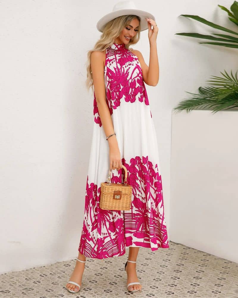 Sleeveless Tiered Maxi Dress
