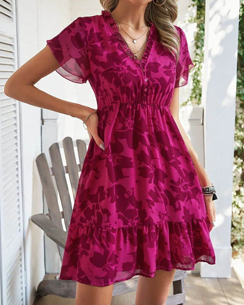 Bohemian Chiffon Beach Dress