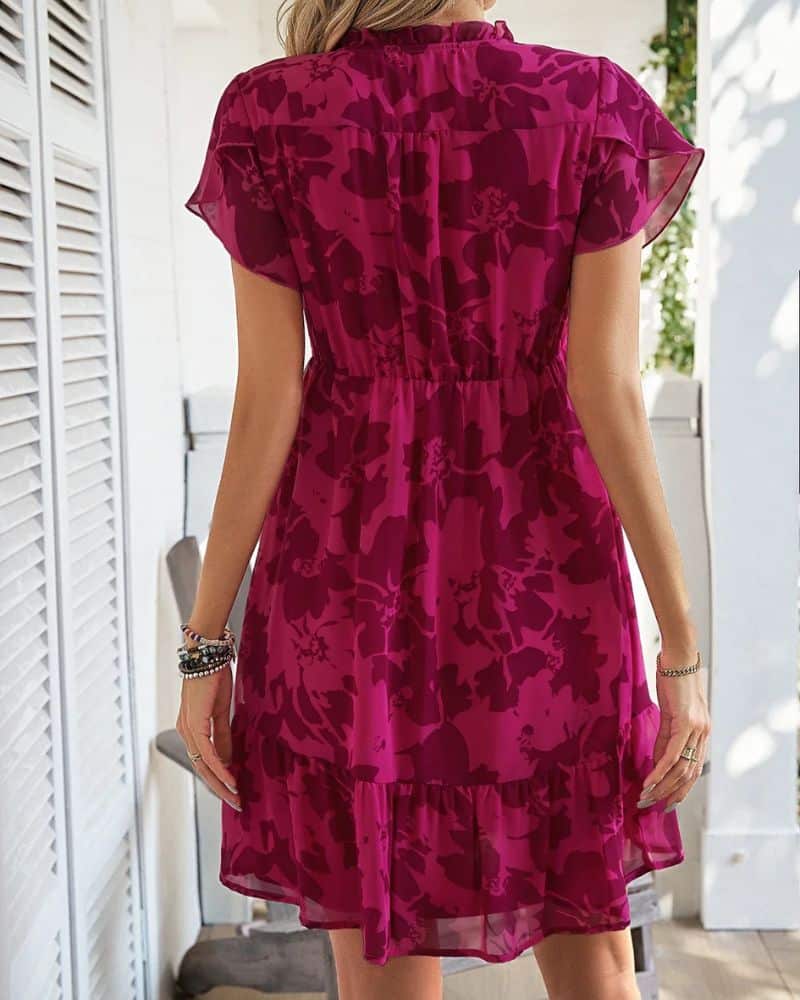 Bohemian Chiffon Beach Dress