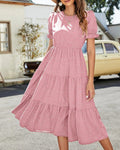 Casual Summer Flowy Midi Dress