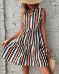 Casual White Bohemian Dress Plus Size