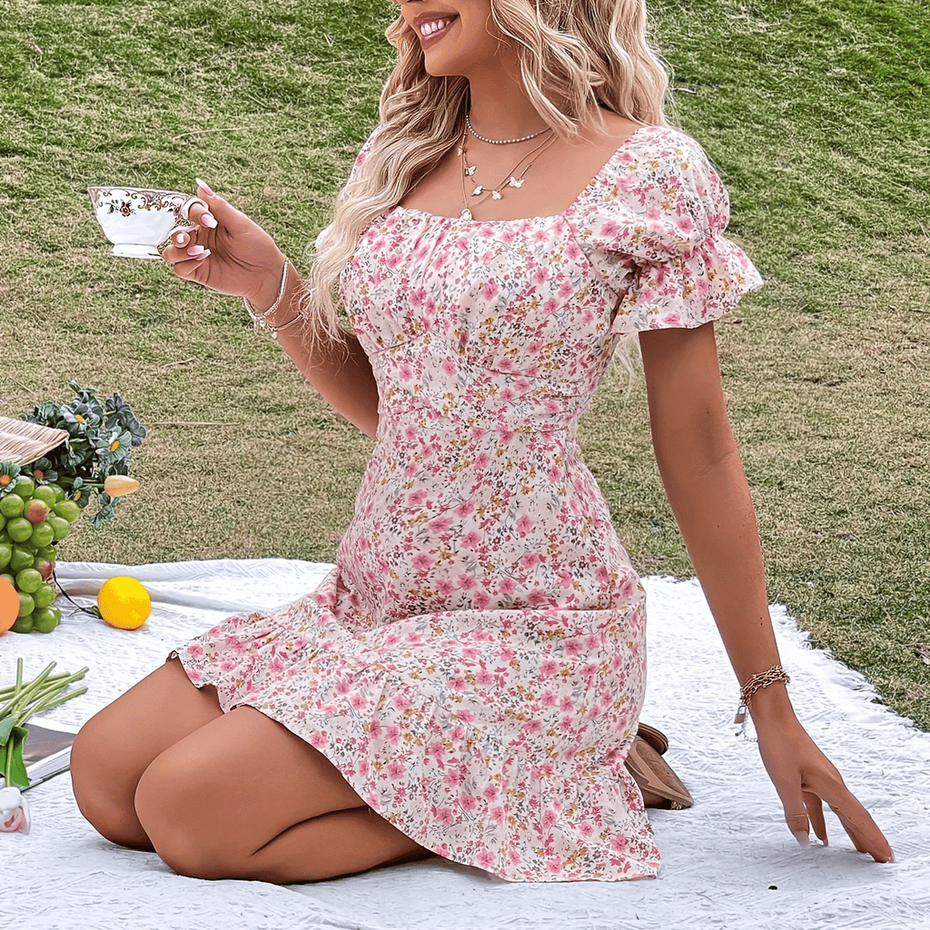 Bohemian Cocktail Dress White