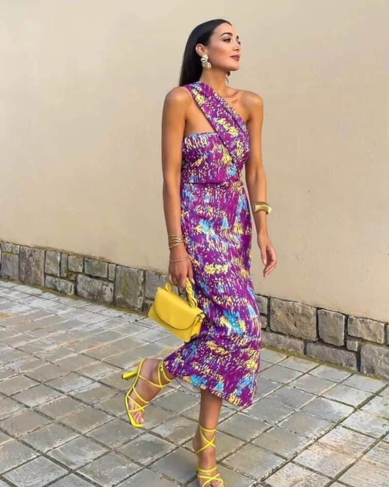 Formal Boho Wedding Guest Dress