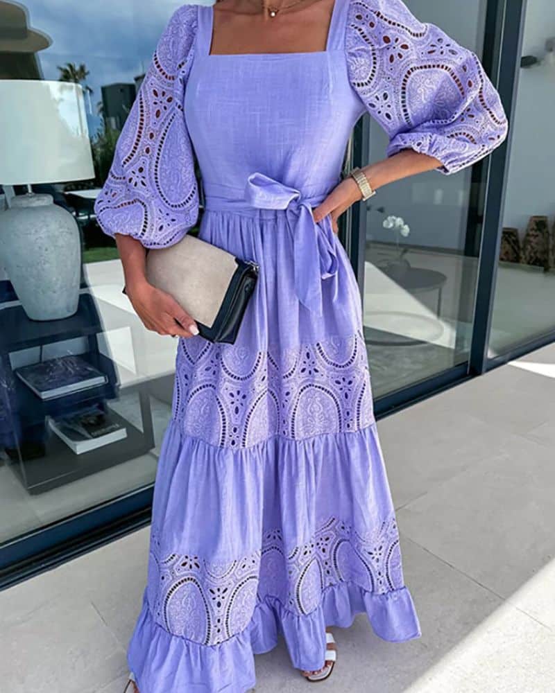 Eyelet Summer Dress