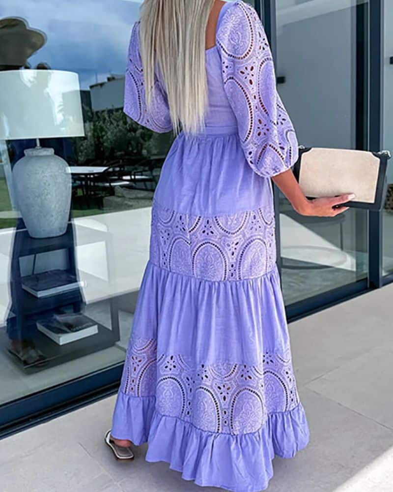 Eyelet Summer Dress