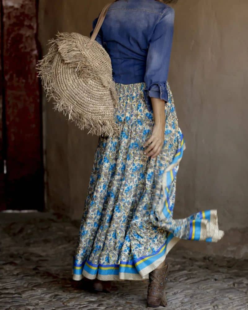 Boho Western Skirt