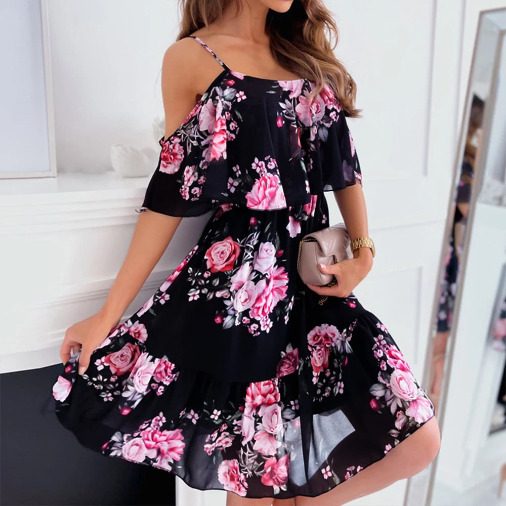Black Bohemian Wedding Dress