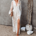 Long Sleeve Embroidered Dress