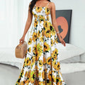 Yellow Boho Maxi Dress