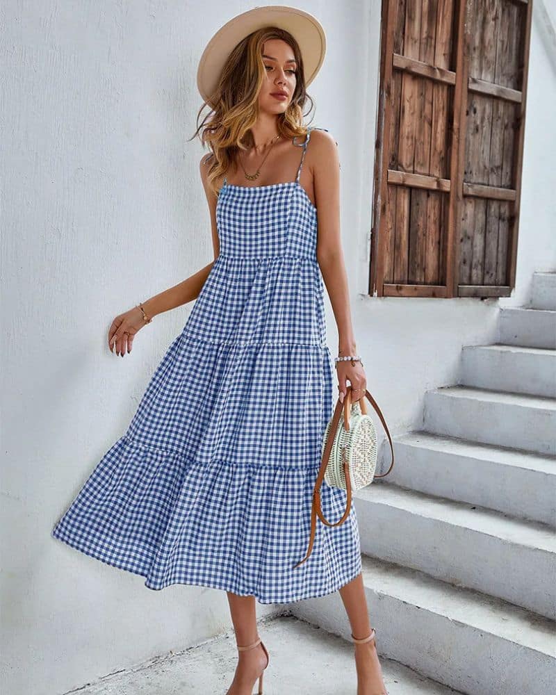 Tiered Midi Sundress