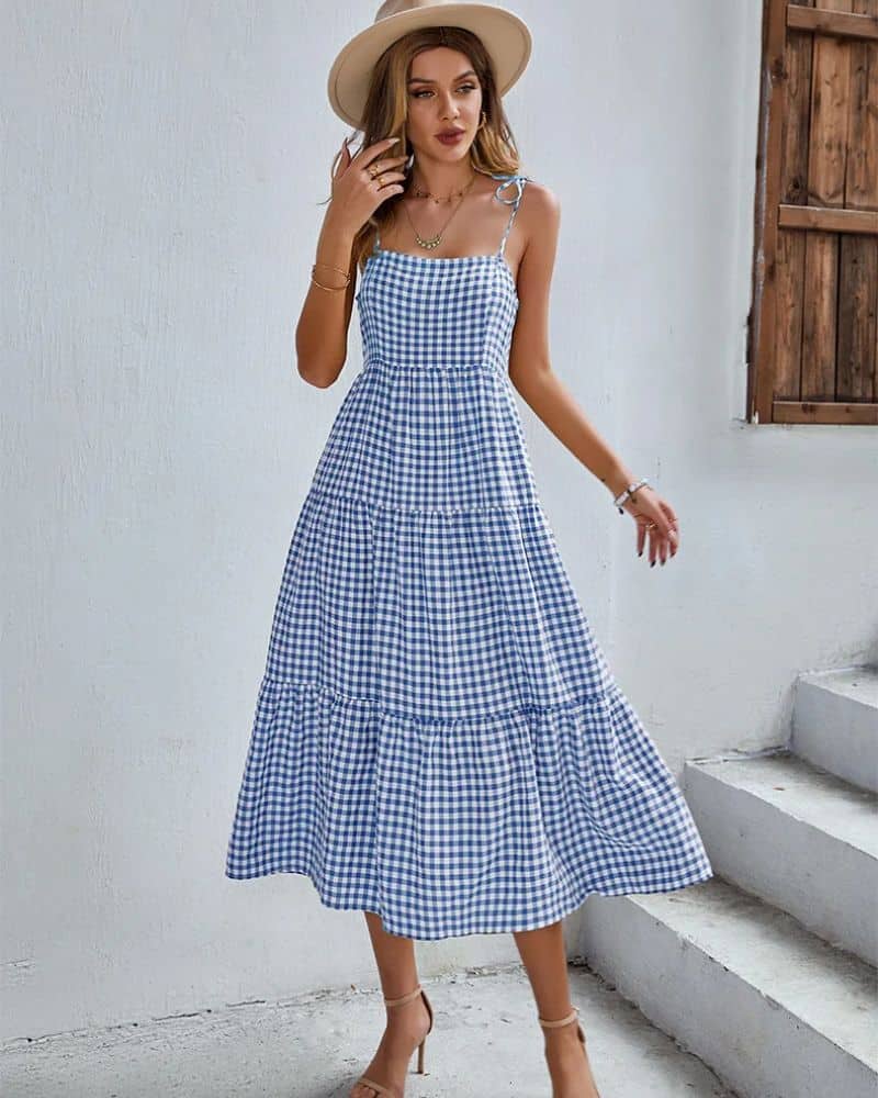 Tiered Midi Sundress