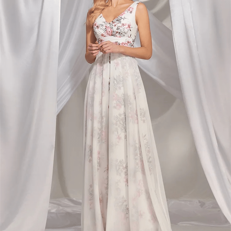 Formal Flowy Maxi Dress
