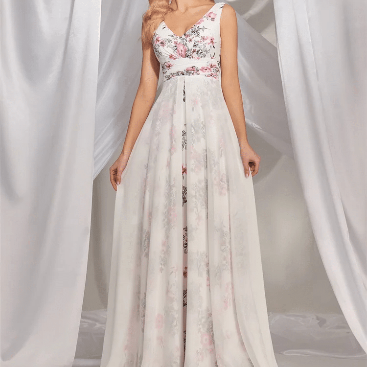 Formal Flowy Maxi Dress