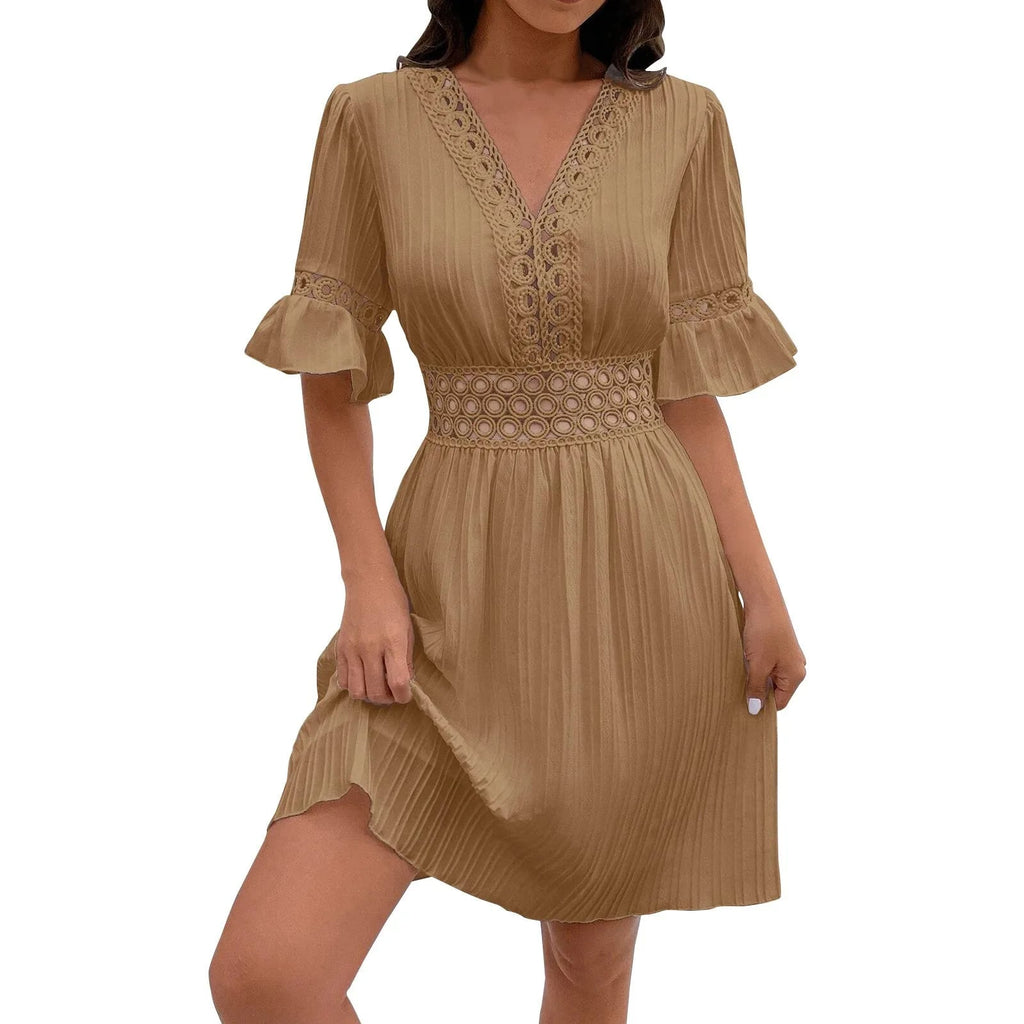 Boho Maternity Dress Short