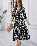Long Sleeve Tiered Dress