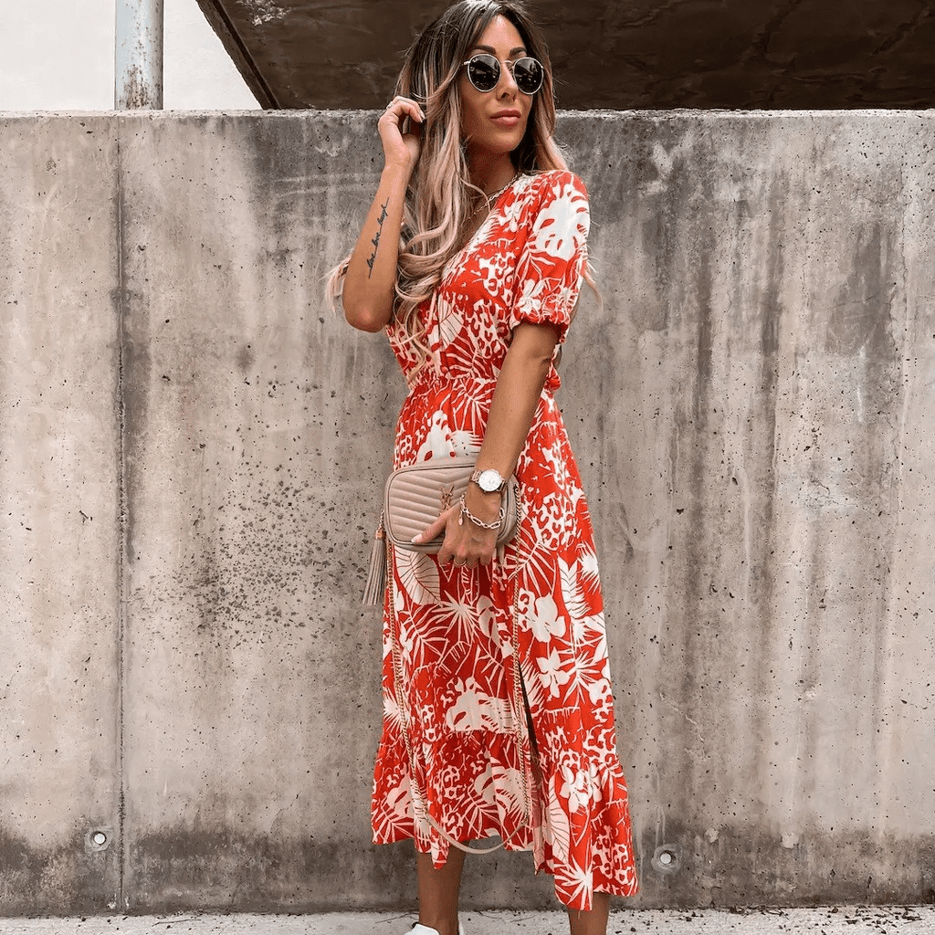 Boho Chic White Prom Dress