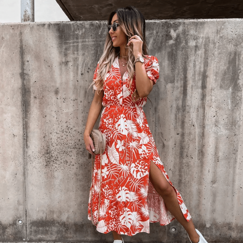 Boho Chic White Prom Dress