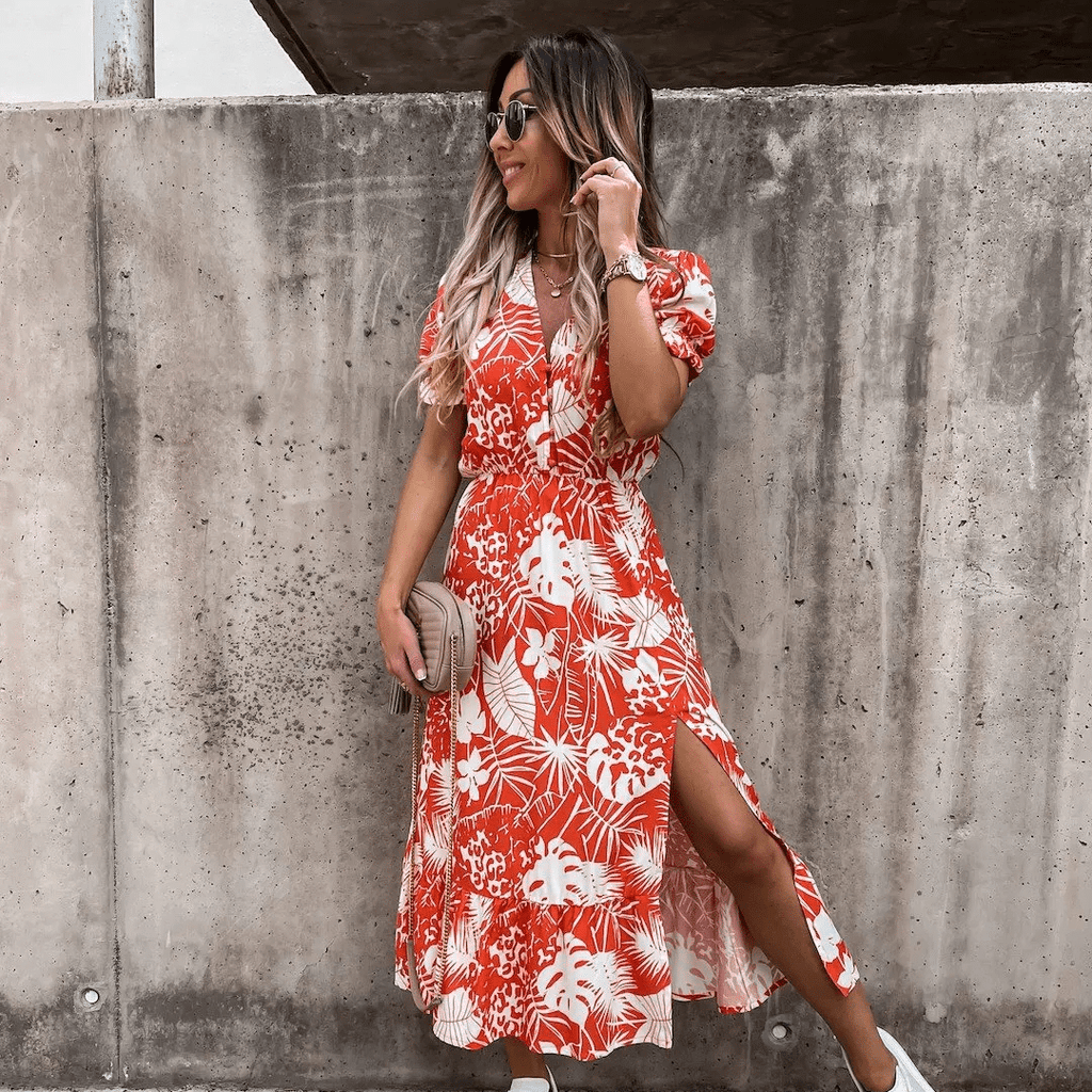 Boho Chic White Prom Dress