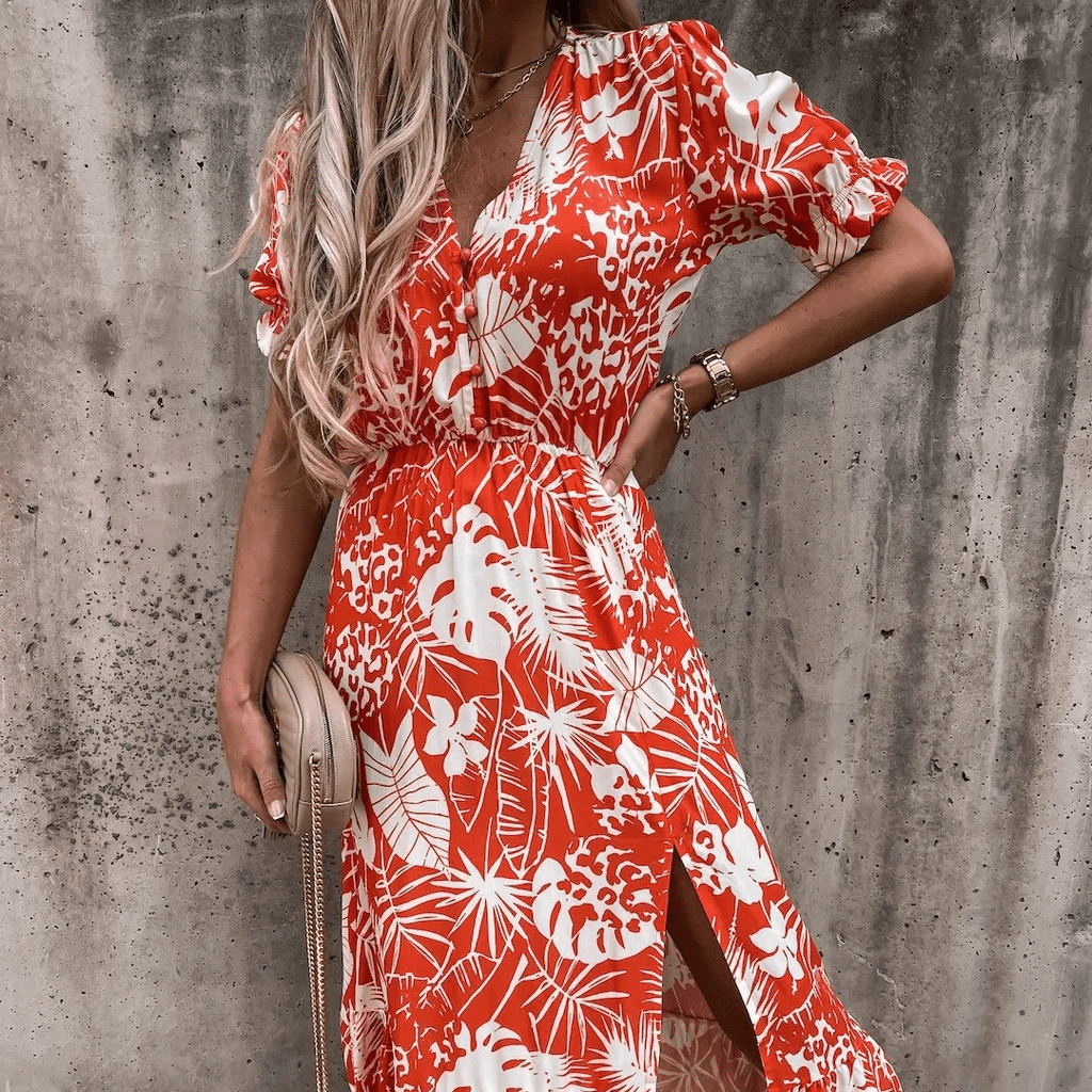 Boho Chic White Prom Dress