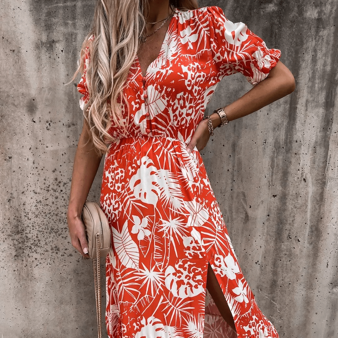 Boho Chic White Prom Dress