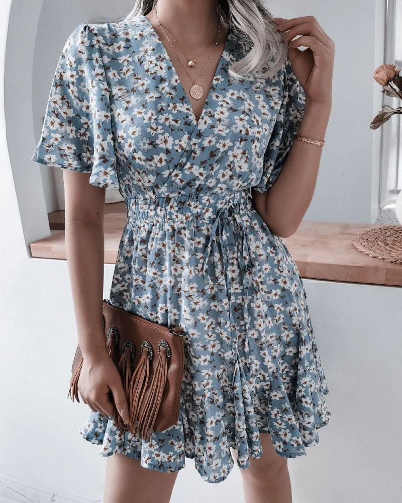 Boho Western White Dress