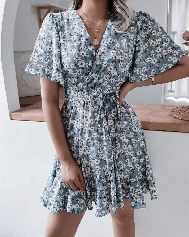 Boho Western White Dress