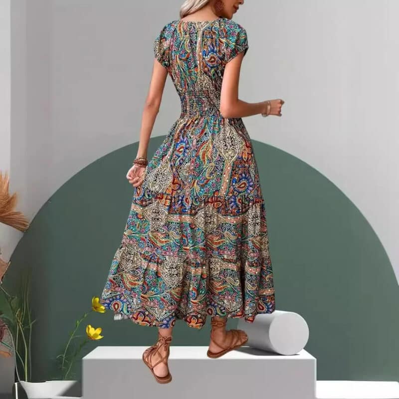 Brown Hippie Dress