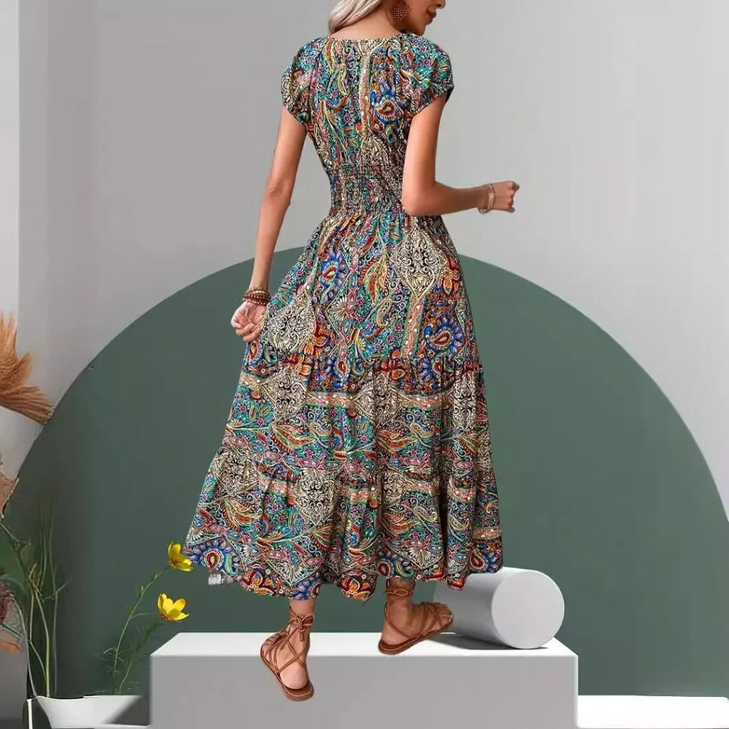 Brown Hippie Dress