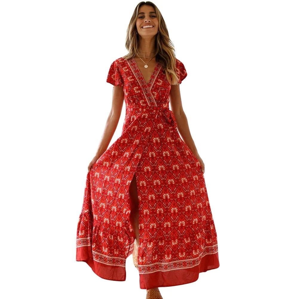 Boho Hippie Long Dress