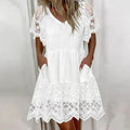 Boho Hippie Lace Dress