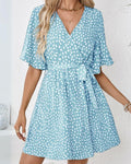 Casual Flowy Blue Dress