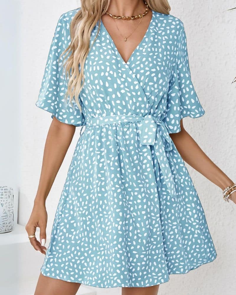 Casual Flowy Blue Dress