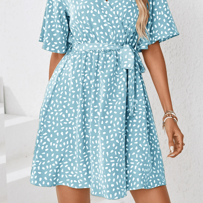 Casual Flowy Blue Dress