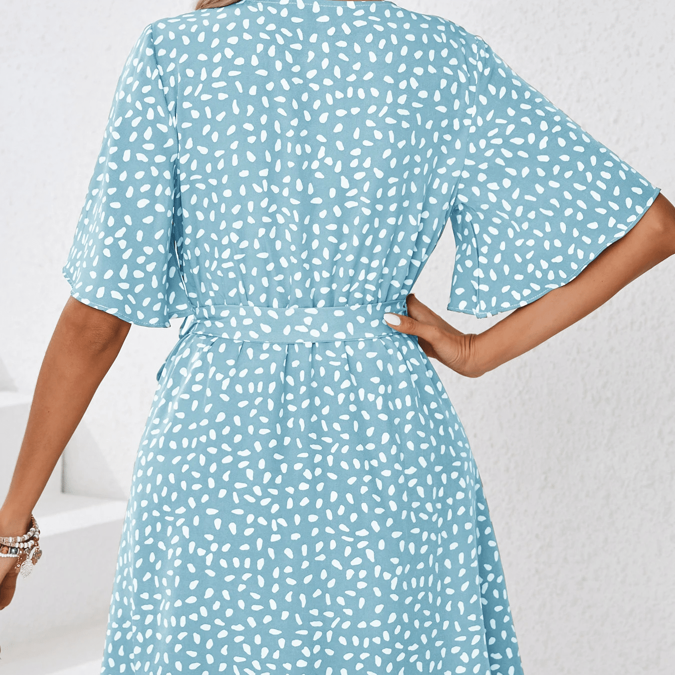 Casual Flowy Blue Dress