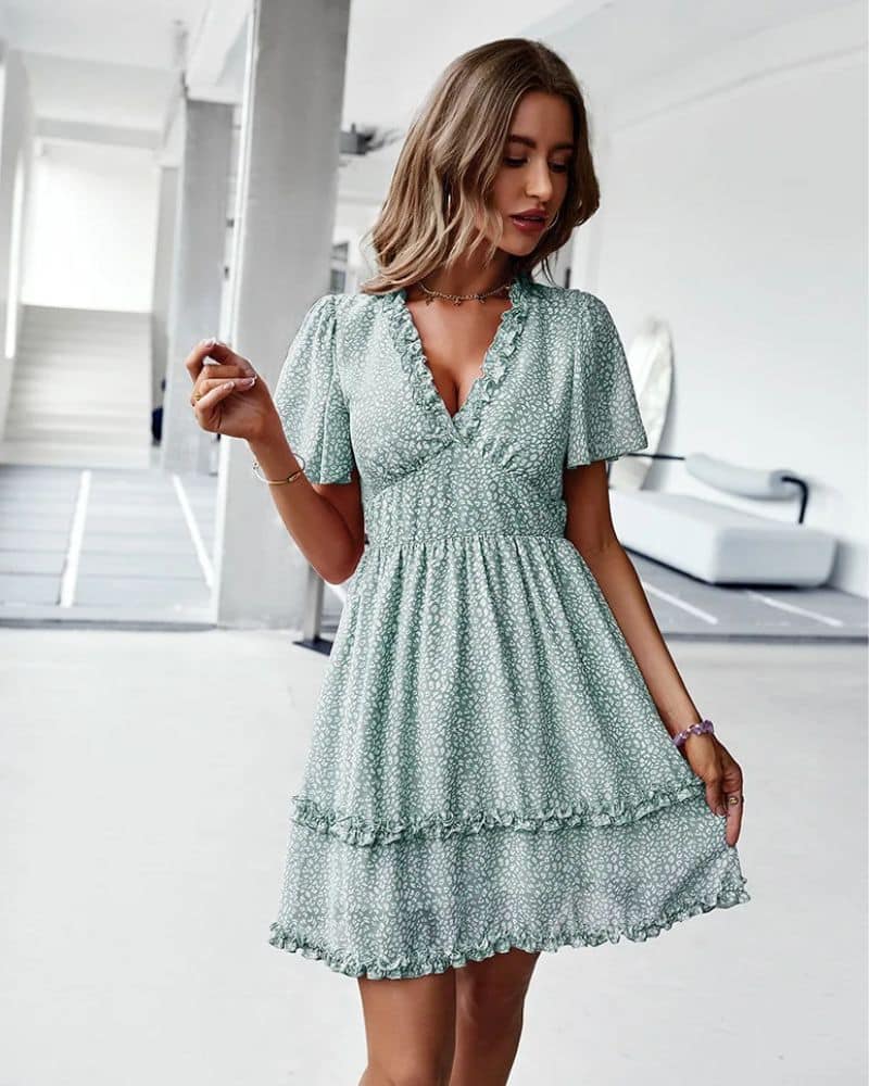 Tiered Fall Dress