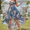 Off the Shoulder Flowy Maxi Dress