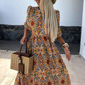 Western Boho Maxi Dress