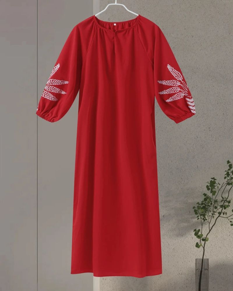 Flowy Linen Dress