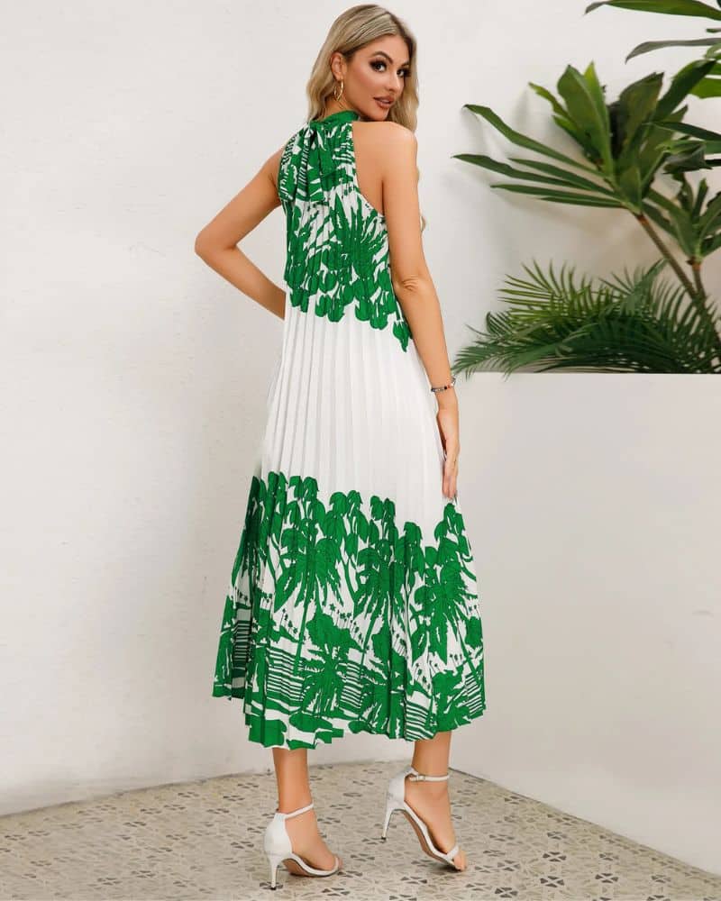 Tiered Halter Dress