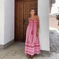 Hippie Red Dress
