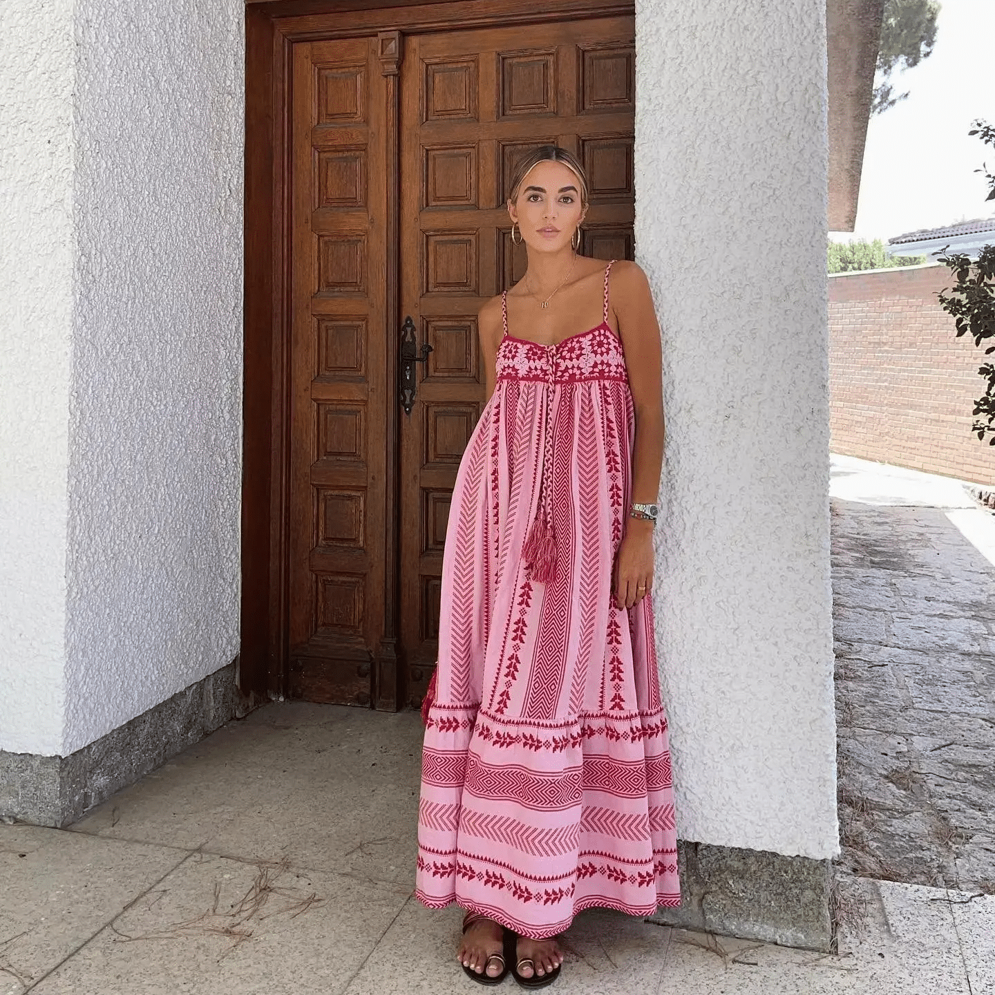 Hippie Red Dress