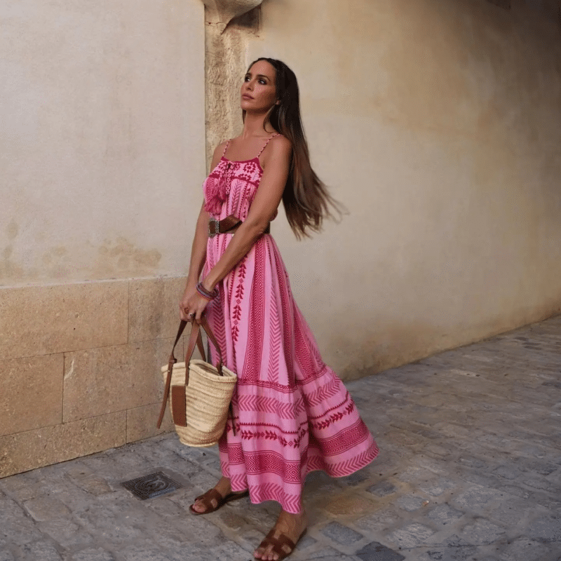 Hippie Red Dress