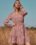 Boho Fall Mini Dress