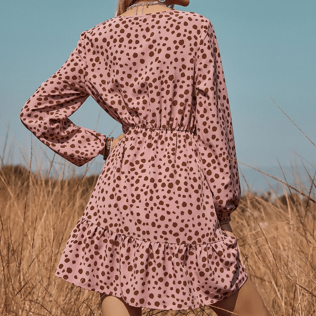 Boho Fall Mini Dress