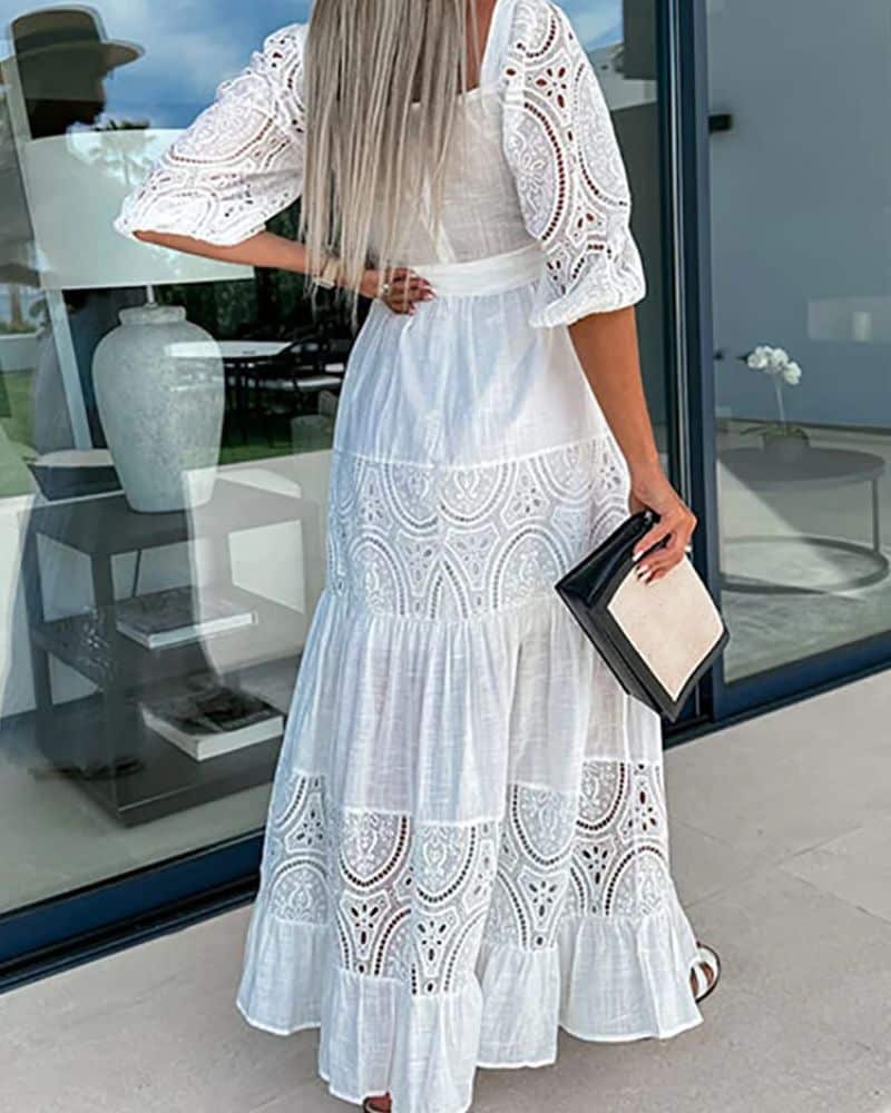 Eyelet Lace Dress