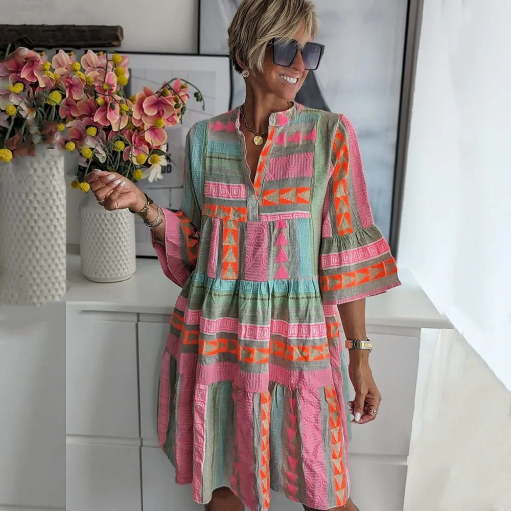 Boho Flowy Maternity Dress
