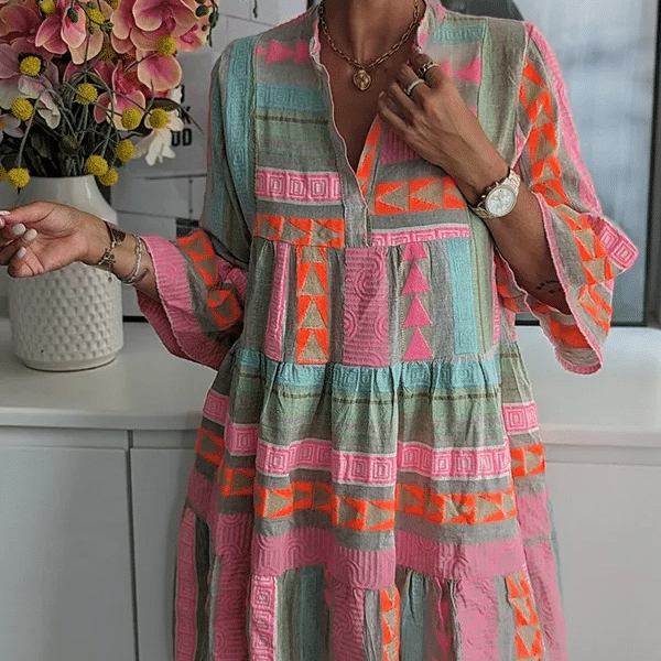 Boho Flowy Maternity Dress