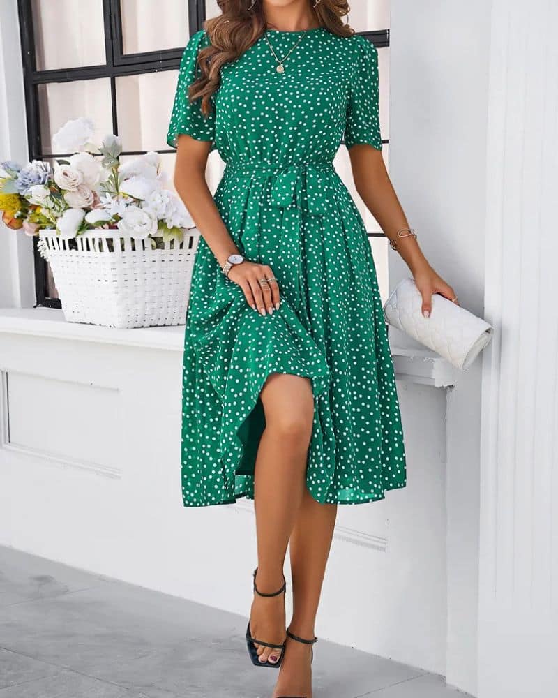 Flowy Midi Dress Casual